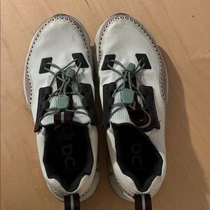 On Running Women White, Green and Gray Sneakers